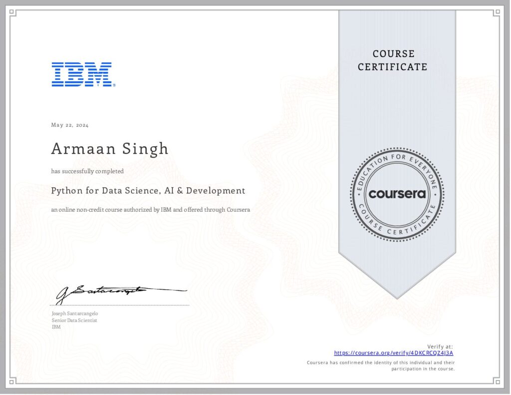 Python certificate_Coursera 4DKCRCQZ4J3A